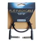 Ficha técnica e caractérísticas do produto Cabo para Pedal Rockboard 30cm Flat Patch Cable RBOCABPCF30BLK