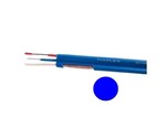 Ficha técnica e caractérísticas do produto Cabo Philips Emborrachado 02 Vias + Terra 2 X 0,50mm² Tiaflex Azul - Metro