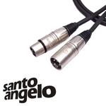 Ficha técnica e caractérísticas do produto Cabo Santo Ângelo Balanceado p/ Microfone -- 0,30mm -- ANGEL LW -- XLR/XLR -- 6,10 metros