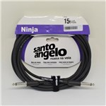 Ficha técnica e caractérísticas do produto Cabo Santo Angelo P10-P10 Ninja 4,57m