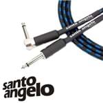 Ficha técnica e caractérísticas do produto Cabo Santo Angelo para Guitarra P10 ANGEL L TX 3,05M