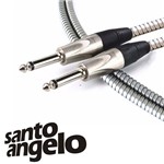 Ficha técnica e caractérísticas do produto Cabo Santo Angelo para Guitarra P10 INOX 3,05m