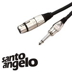 Ficha técnica e caractérísticas do produto Cabo Santo Angelo para Microfone P10/XLR ANGEL HG 4,57M