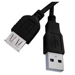Ficha técnica e caractérísticas do produto Cabo USB a Macho para USB a Femea 3.0 1,80 Metros Nwt