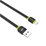 Ficha técnica e caractérísticas do produto Cabo USB USB-MICRO USB 2,0A 1M CB-100BK - C3 Tech