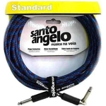 Ficha técnica e caractérísticas do produto Cabo Santo Ângelo 4,57 Metros Guitarra Violão Textil Plug L
