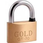 Ficha técnica e caractérísticas do produto Cadeado Gold Tetra Chave 70mm