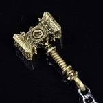 Ficha técnica e caractérísticas do produto Cadeia Warhammer Modelo Doomhammer Keychain pacote de chaves de M?o Bolsa Charme Pendant