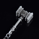 Ficha técnica e caractérísticas do produto Cadeia Warhammer Modelo Doomhammer Keychain pacote de chaves de Mão Bolsa Charme Pendant