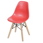 Ficha técnica e caractérísticas do produto Cadeira Eames Eiffel Infantil Vermelha Decoradeira