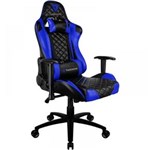 Ficha técnica e caractérísticas do produto Cadeira Gamer Preta e Azul ThunderX3 TGC12 - Preto
