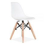 Ficha técnica e caractérísticas do produto Cadeira Infantil Charles Eames Wood Eiffel - Branca
