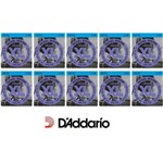 Ficha técnica e caractérísticas do produto Caixa 10 Encordoamentos Daddario Guitarra Exl115b 0.11 Original Made In Usa