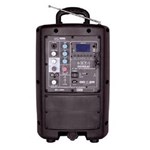 Ficha técnica e caractérísticas do produto Caixa Acústica Ativa com Bateria Interna DR08BAT - Acompanha Mi