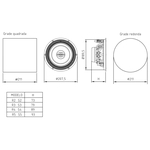Ficha técnica e caractérísticas do produto Caixa Acústica Ceiling / In Wall 6,5" 60W Rms R-3 - BSA