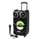 Ficha técnica e caractérísticas do produto Caixa Acústica Trolley Speakers com Rodinhas Bluetooth 300W
