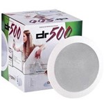 Caixa de Som Ambiente P/ Embutir Gesso Redonda Branca Donner DR500 ( Par )