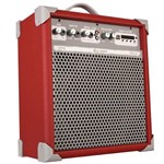 Ficha técnica e caractérísticas do produto Caixa de Som Amplificada 55w Usb Vermelho Up8 Ll Áudio