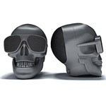 Ficha técnica e caractérísticas do produto Caixa de Som Bluetooth Caveira Skull Portatil Cor Preto