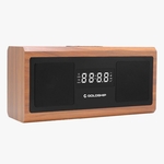 Ficha técnica e caractérísticas do produto Caixa De Som Bluetooth Goldship Vintage Retrô Rádio-relógio