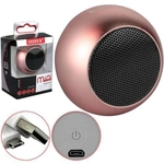 Ficha técnica e caractérísticas do produto Caixa De Som Bluetooth Mini Speaker 3w Rosa Feitun Fn-0006