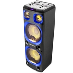 Caixa de Som Mini Torre 12" Multilaser USB Bluetooth Rádio FM 2000W RMS SP343