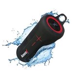 Caixa de Som Portátil Amvox Duo X Red Bluetooth Destacável a Prova D`água IPX7 Bateria 20W