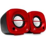 Ficha técnica e caractérísticas do produto Caixa de Som Speaker 2.0 3w Preta/Vermelha Sp-303rd - C3 Tech