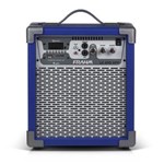 Ficha técnica e caractérísticas do produto Caixa Multiuso Frahm LC250 APP 60W RMS Azul - Bluetooth / Rádio FM / USB / SD / AUX - - Bivolt