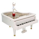 Ficha técnica e caractérísticas do produto Caixinha de Música - Piano de Cauda com Bailarina Á Corda