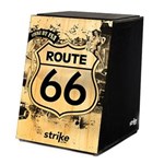 Ficha técnica e caractérísticas do produto Cajon Acústico 12 Fios Strike Route 66 SK4010