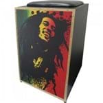Ficha técnica e caractérísticas do produto Cajon Acústico Inclinado Profissional K2 Cor 002 Bob Marley