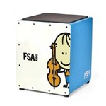 Ficha técnica e caractérísticas do produto Cajon Acústico Infantil FSA FK14 - Azul