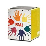 Cajon Acústico Infantil Fsa FK15 Kids Series Amarelo