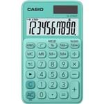 Ficha técnica e caractérísticas do produto Calculadora Casio de Bolso 10 Dígitos SL-310UC-GN - Verde