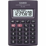 Ficha técnica e caractérísticas do produto Calculadora Casio De Bolso 8 Dígitos HL-4A Preta