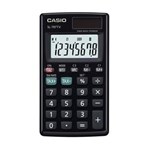 Ficha técnica e caractérísticas do produto Calculadora Casio de Bolso Vertical C/ Visor 8 Dígitos SL-797TV-BK - CASIO