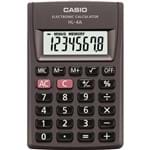 Ficha técnica e caractérísticas do produto Calculadora de Bolso 8 Dígitos - Hl-4A-S4-Dp - Casio (Preta)