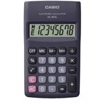 Ficha técnica e caractérísticas do produto Calculadora de Bolso 8digitos Preta Casio Unidade
