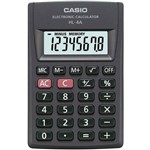 Ficha técnica e caractérísticas do produto Calculadora de Bolso Casio 8 Dígitos HL-4A Preta