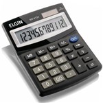 Ficha técnica e caractérísticas do produto Calculadora de Mesa 12 Dígitos MV-4124 com Célula Solar Blister - Elgin - Elgin