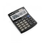 Ficha técnica e caractérísticas do produto Calculadora de Mesa 12 Dígitos MV-4124 Preta Elgin