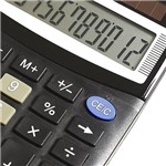 Ficha técnica e caractérísticas do produto Calculadora de Mesa 12 Dígitos MV4124 Preta - Elgin