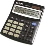 Ficha técnica e caractérísticas do produto Calculadora de Mesa 12 Dígitos Preta MV4124 - Elgin
