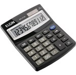 Ficha técnica e caractérísticas do produto Calculadora de Mesa 12 Dígitos Preta Mv4124 - Elgin