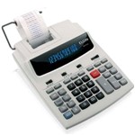 Calculadora de Mesa C/ 12 Dígitos Calendário e Impressão de Data MR-6124 - Elgin
