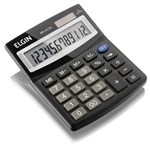 Ficha técnica e caractérísticas do produto Calculadora de Mesa Elgin Mv4124 C, 12 Dígitos Solar