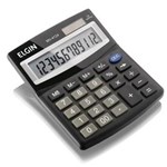 Ficha técnica e caractérísticas do produto Calculadora Mv4124 12 Digitos Preto Elgin