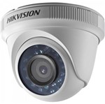 Ficha técnica e caractérísticas do produto Camera Dome HDTVI 2,8mm 10M 2MP 720P Plastico DS-2CE5AD0T-IR - Hikvision