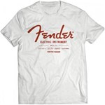Ficha técnica e caractérísticas do produto Camiseta Fender Electric Instruments - BRANCO